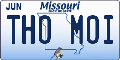 MO license plate TH0M0I