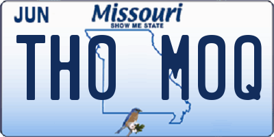 MO license plate TH0M0Q