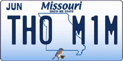 MO license plate TH0M1M