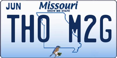 MO license plate TH0M2G