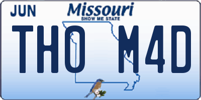 MO license plate TH0M4D