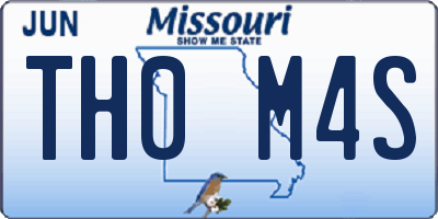 MO license plate TH0M4S
