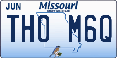 MO license plate TH0M6Q