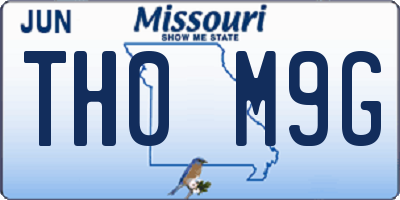 MO license plate TH0M9G
