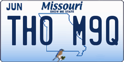 MO license plate TH0M9Q