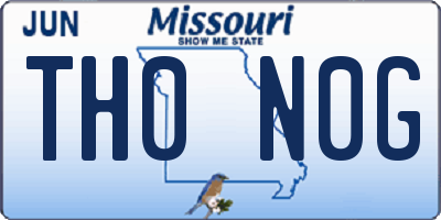 MO license plate TH0N0G