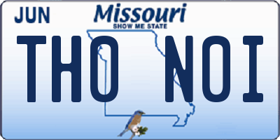 MO license plate TH0N0I