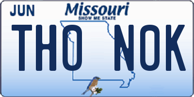 MO license plate TH0N0K