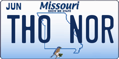 MO license plate TH0N0R