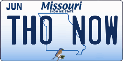 MO license plate TH0N0W