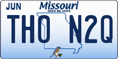 MO license plate TH0N2Q