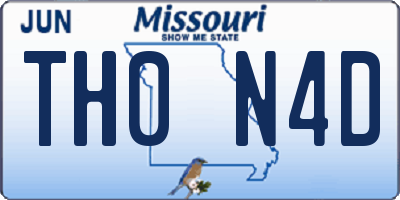 MO license plate TH0N4D