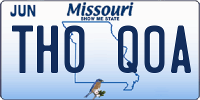 MO license plate TH0Q0A