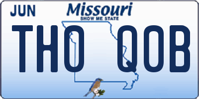 MO license plate TH0Q0B