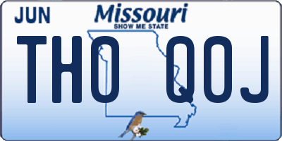 MO license plate TH0Q0J