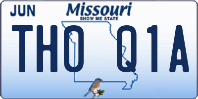 MO license plate TH0Q1A