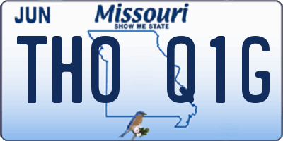 MO license plate TH0Q1G