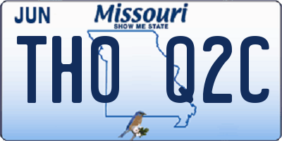 MO license plate TH0Q2C