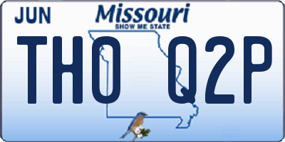 MO license plate TH0Q2P