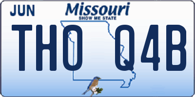 MO license plate TH0Q4B