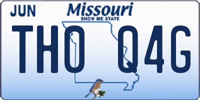 MO license plate TH0Q4G