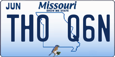 MO license plate TH0Q6N