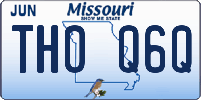 MO license plate TH0Q6Q