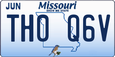 MO license plate TH0Q6V