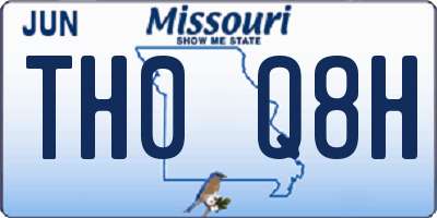 MO license plate TH0Q8H
