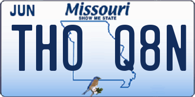MO license plate TH0Q8N