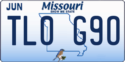 MO license plate TL0G9O