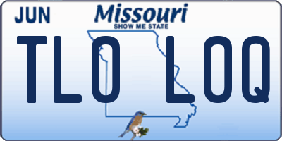 MO license plate TL0L0Q