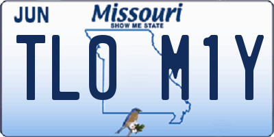 MO license plate TL0M1Y