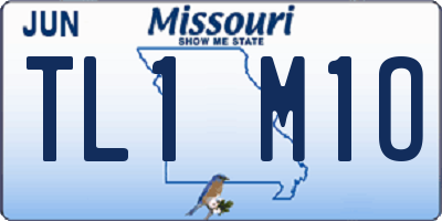 MO license plate TL1M1O