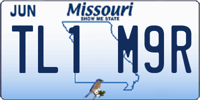 MO license plate TL1M9R