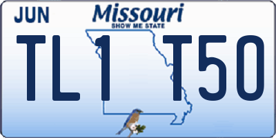 MO license plate TL1T5O