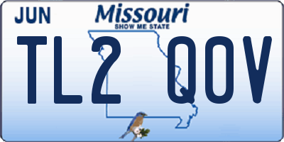 MO license plate TL2Q0V
