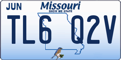 MO license plate TL6Q2V