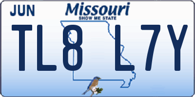 MO license plate TL8L7Y