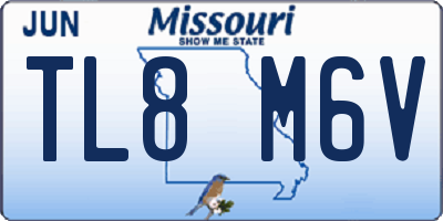 MO license plate TL8M6V