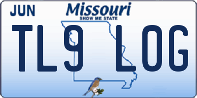 MO license plate TL9L0G