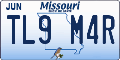 MO license plate TL9M4R