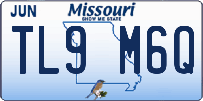 MO license plate TL9M6Q
