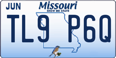 MO license plate TL9P6Q