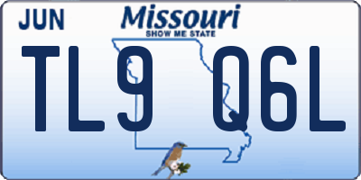MO license plate TL9Q6L