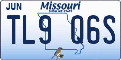 MO license plate TL9Q6S