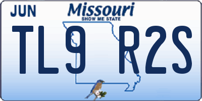 MO license plate TL9R2S