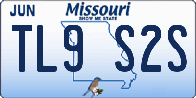 MO license plate TL9S2S