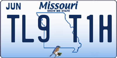 MO license plate TL9T1H