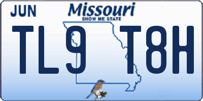 MO license plate TL9T8H
